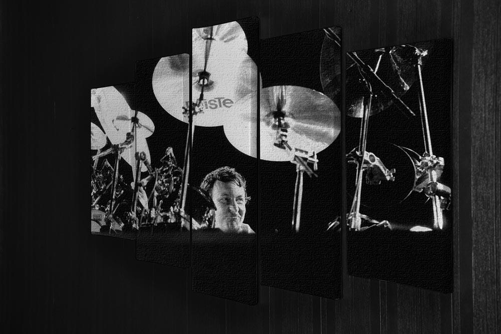 Nick Mason of Pink Floyd 5 Split Panel Canvas - Canvas Art Rocks - 2