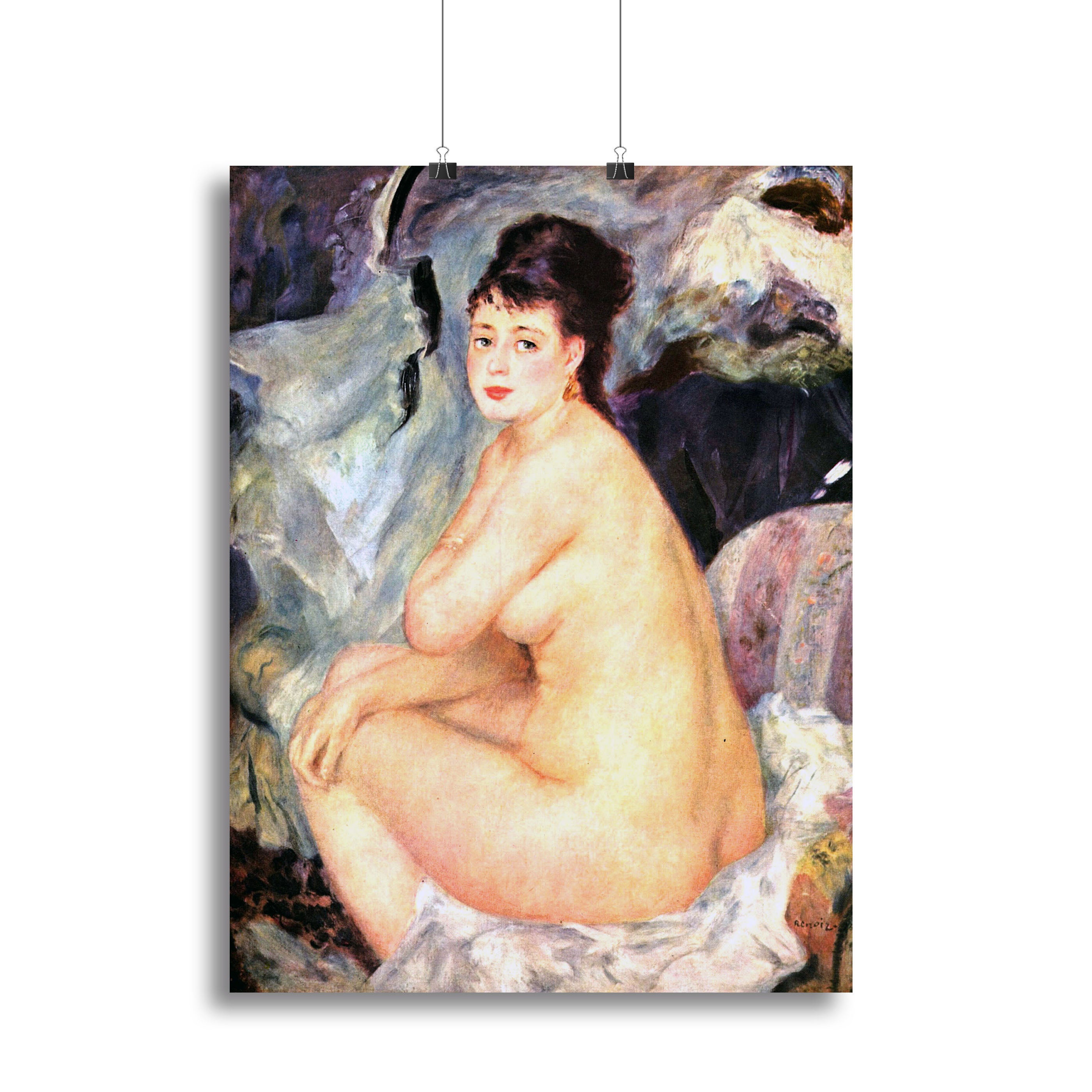 Nude female Anna by Renoir Canvas Print or Poster - Canvas Art Rocks - 2