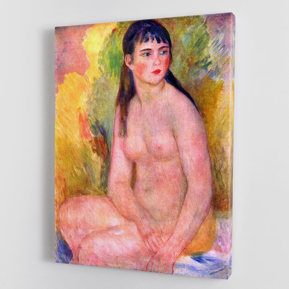 Nude female by Renoir Canvas Print or Poster - Canvas Art Rocks - 1