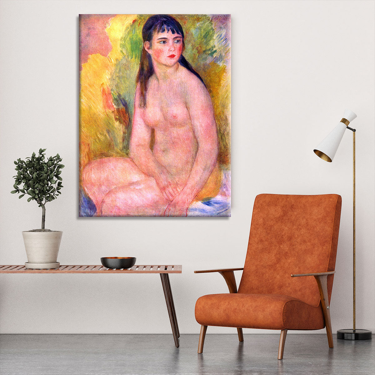 Nude female by Renoir Canvas Print or Poster - Canvas Art Rocks - 6