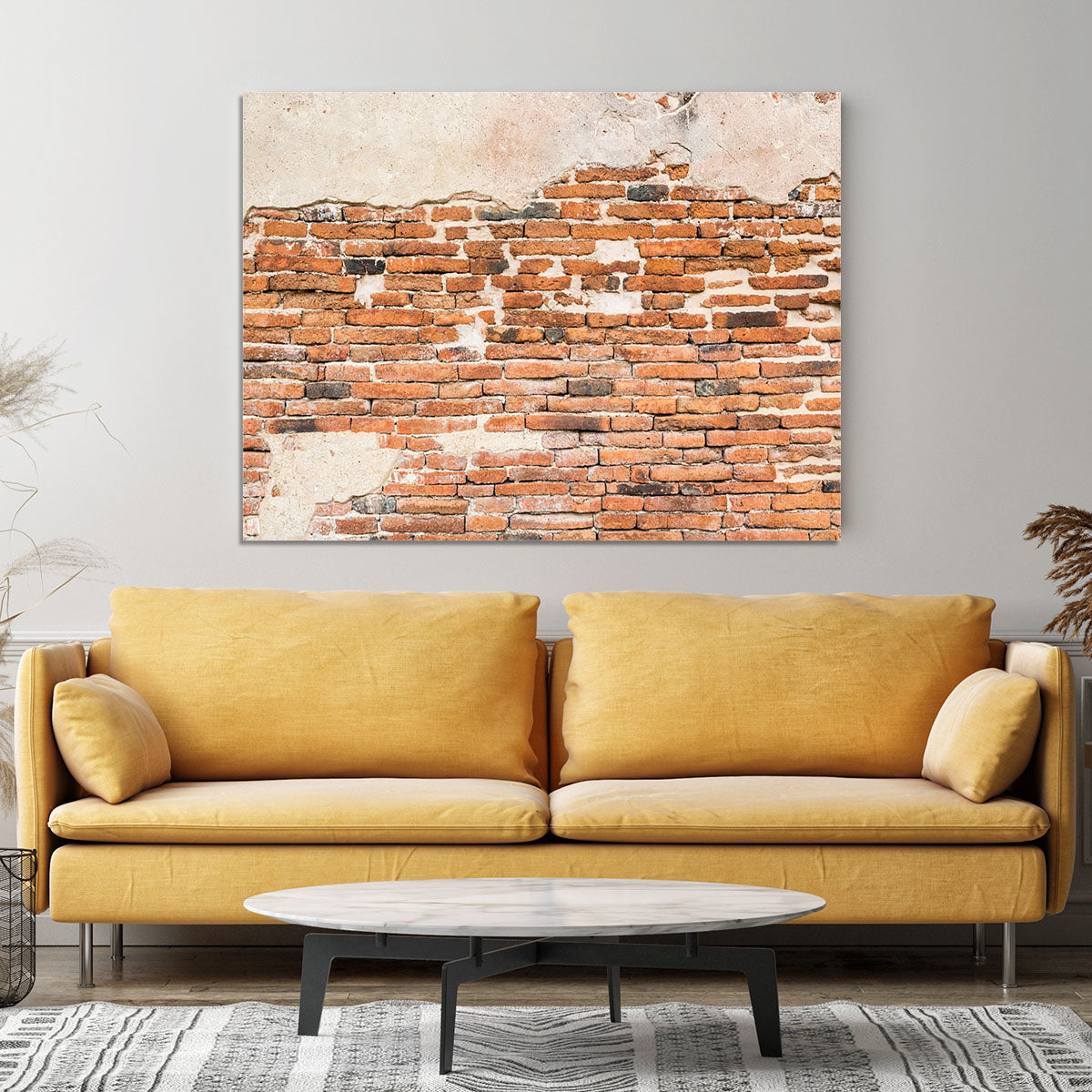 Old brick wall texture Canvas Print or Poster - Canvas Art Rocks - 4