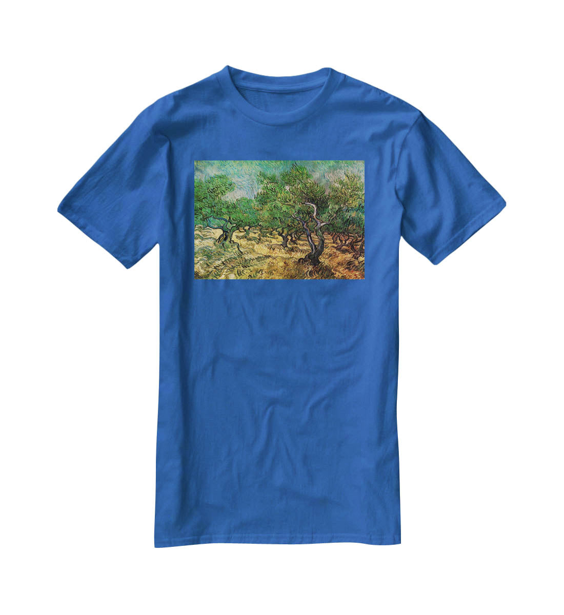 Olive Grove 2 by Van Gogh T-Shirt - Canvas Art Rocks - 2