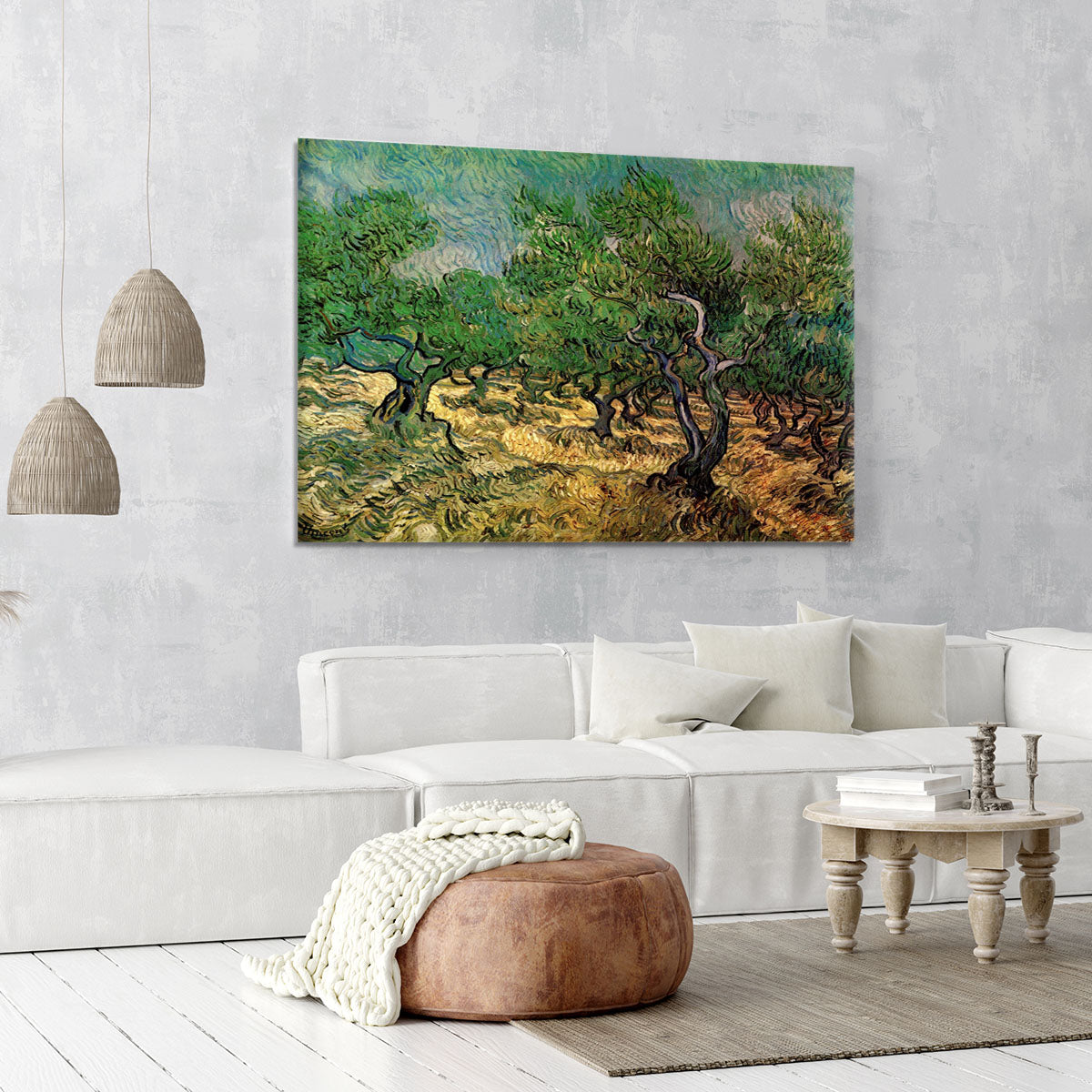 Olive Grove 2 by Van Gogh Canvas Print or Poster - Canvas Art Rocks - 6