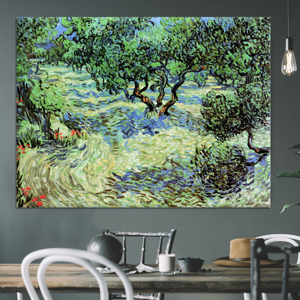 Olive Grove by Van Gogh Canvas Print or Poster - Canvas Art Rocks - 3