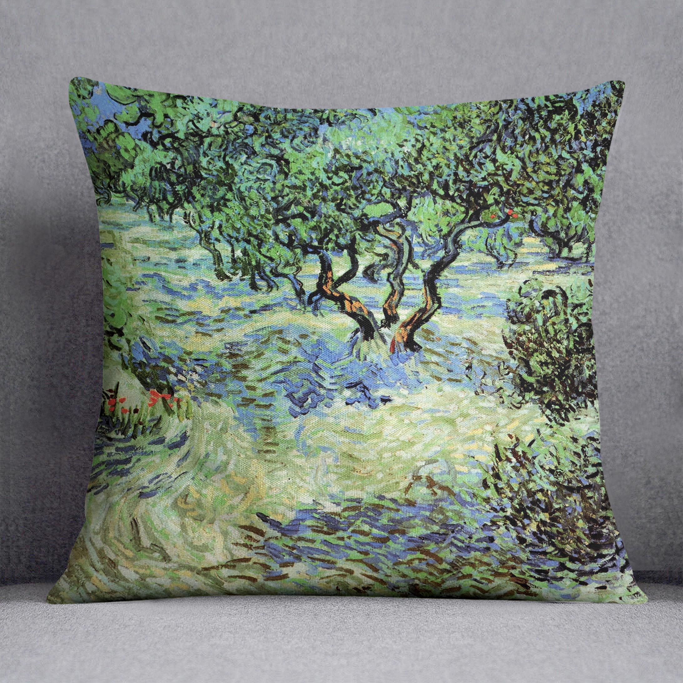 Olive Grove by Van Gogh Cushion