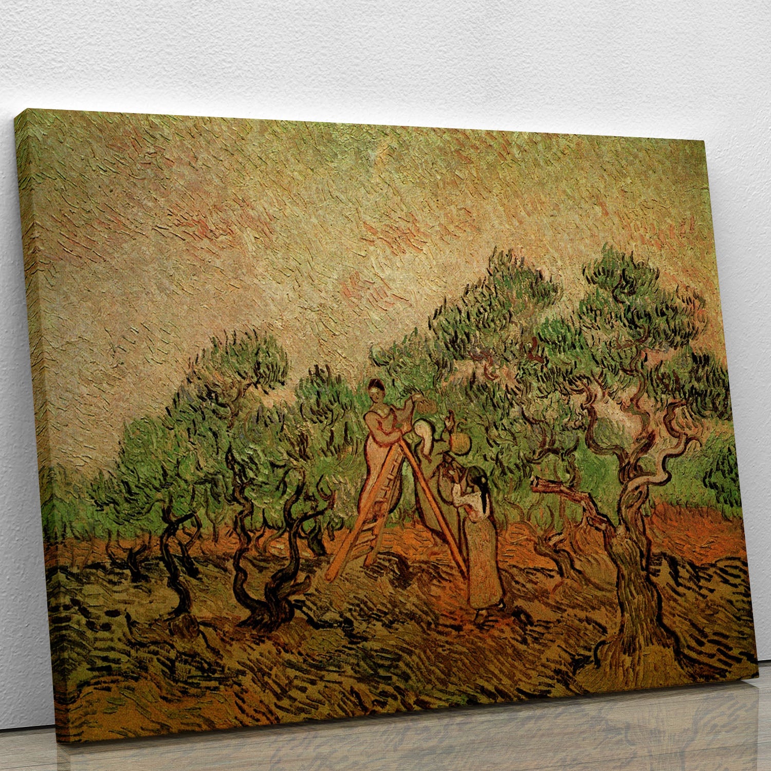 Olive Picking by Van Gogh Canvas Print or Poster - Canvas Art Rocks - 1