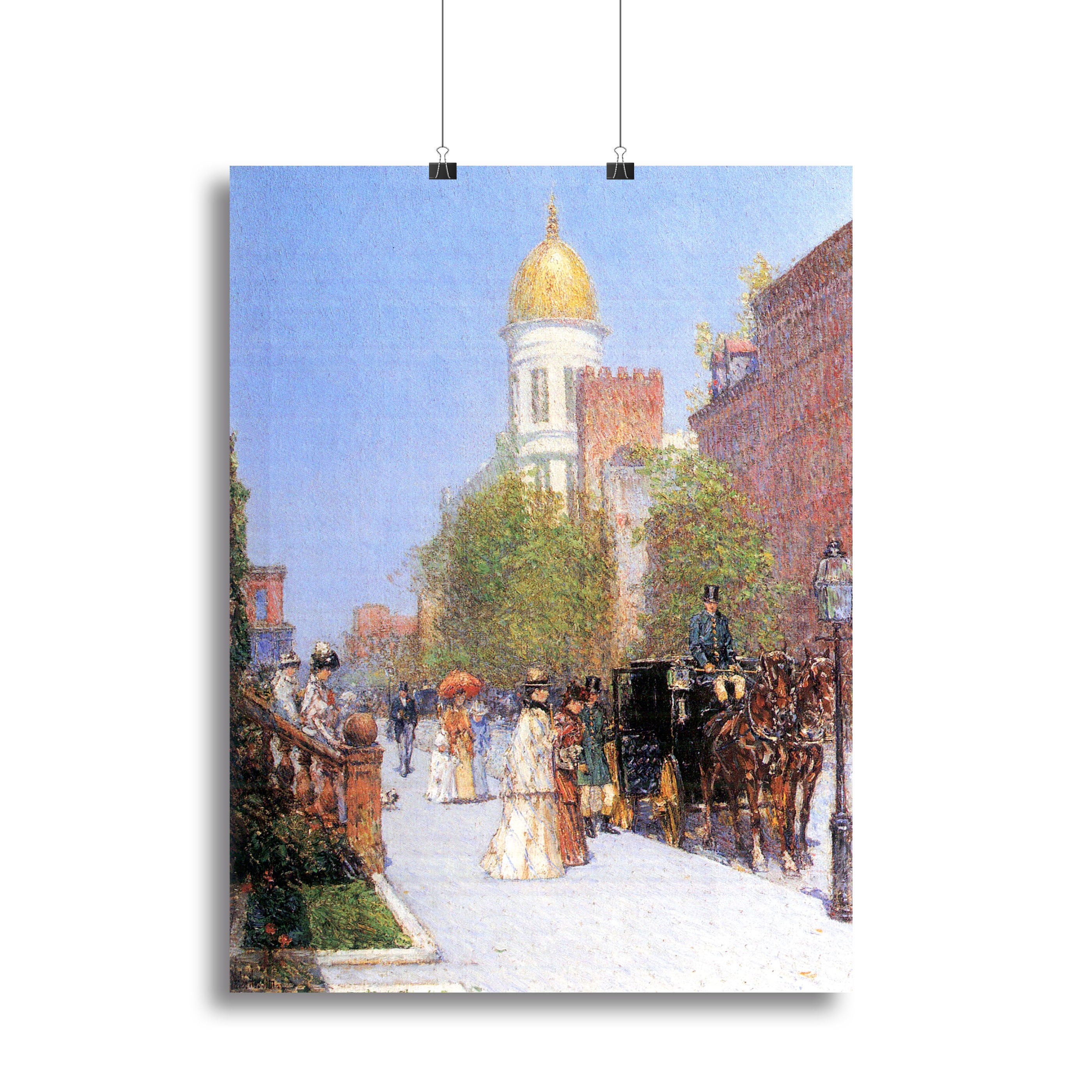 One spring morning by Hassam Canvas Print or Poster - Canvas Art Rocks - 2