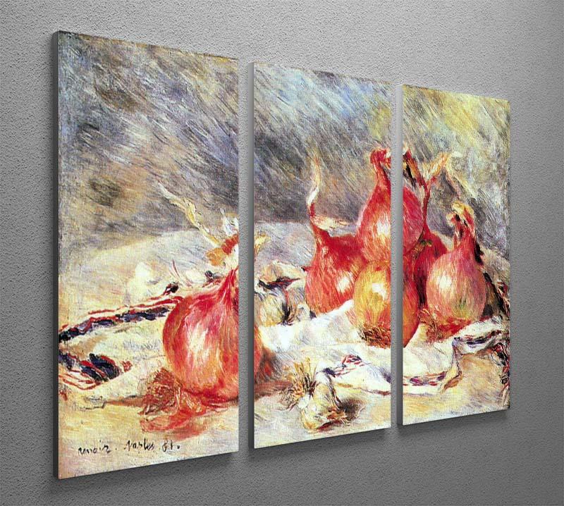 Onions by Renoir 3 Split Panel Canvas Print - Canvas Art Rocks - 2