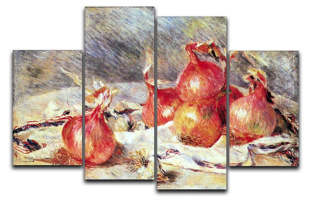 Onions by Renoir 4 Split Panel Canvas  - Canvas Art Rocks - 1