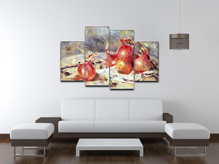 Onions by Renoir 4 Split Panel Canvas - Canvas Art Rocks - 3