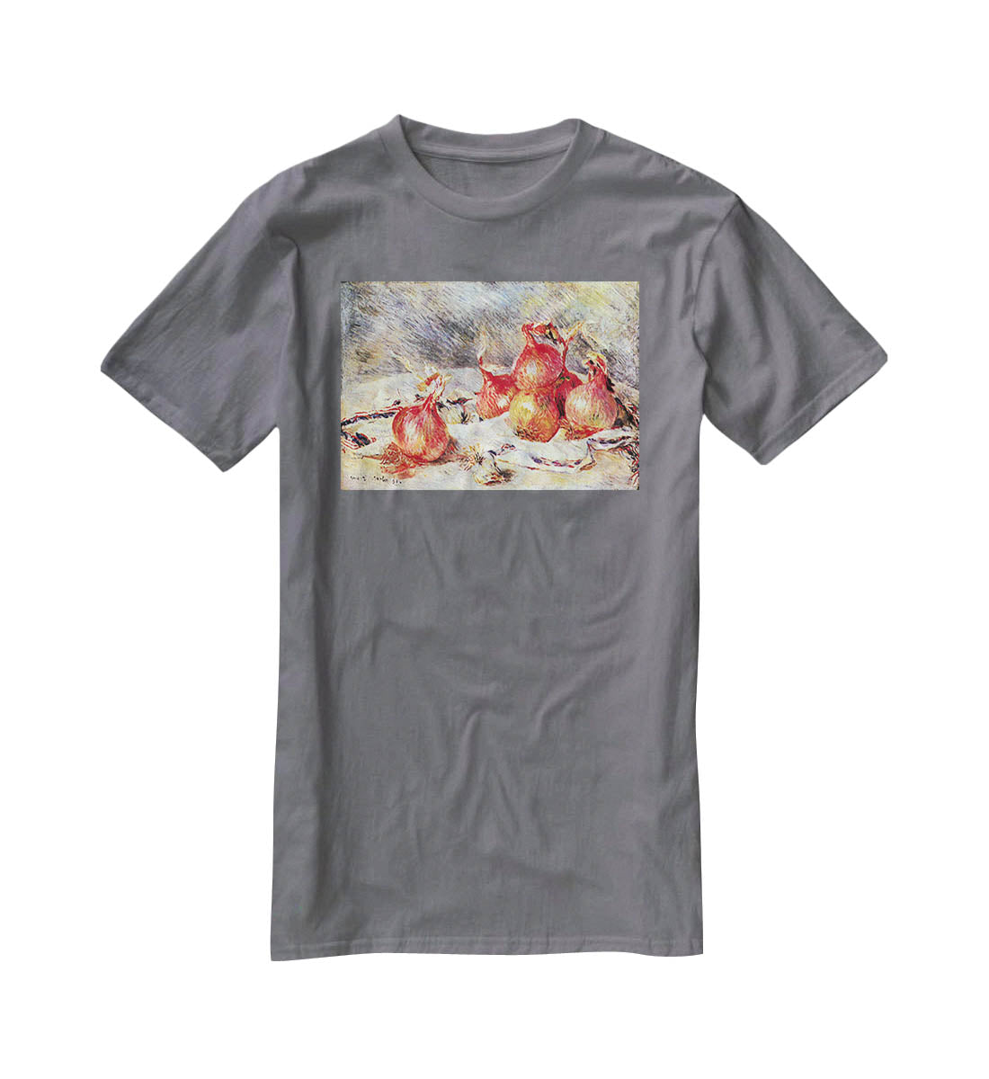 Onions by Renoir T-Shirt - Canvas Art Rocks - 3