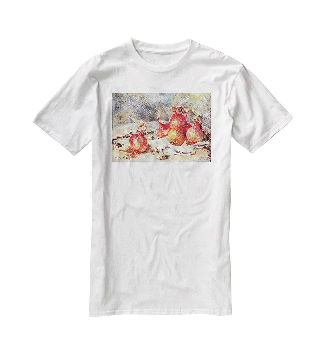 Onions by Renoir T-Shirt - Canvas Art Rocks - 5