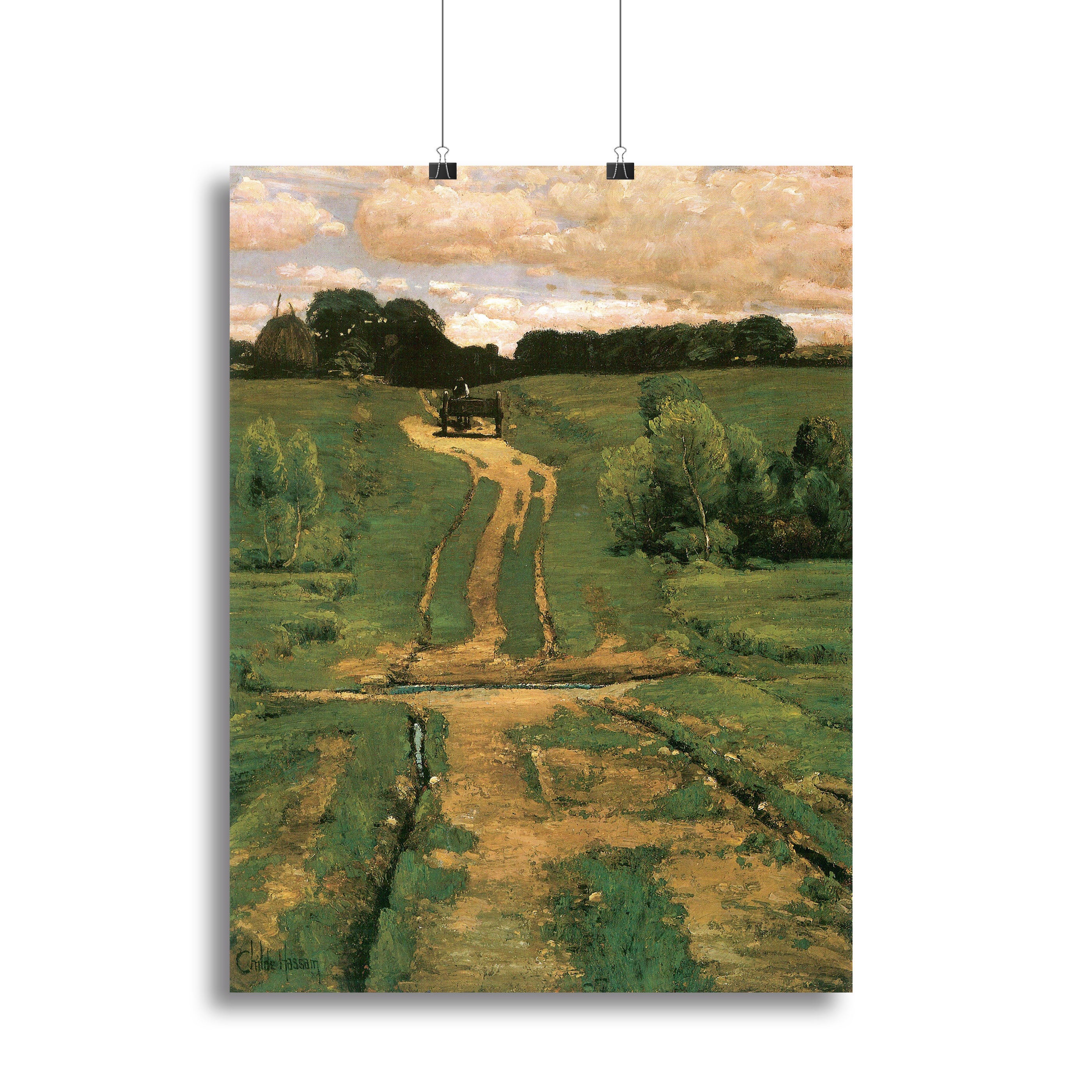 Open land by Hassam Canvas Print or Poster - Canvas Art Rocks - 2