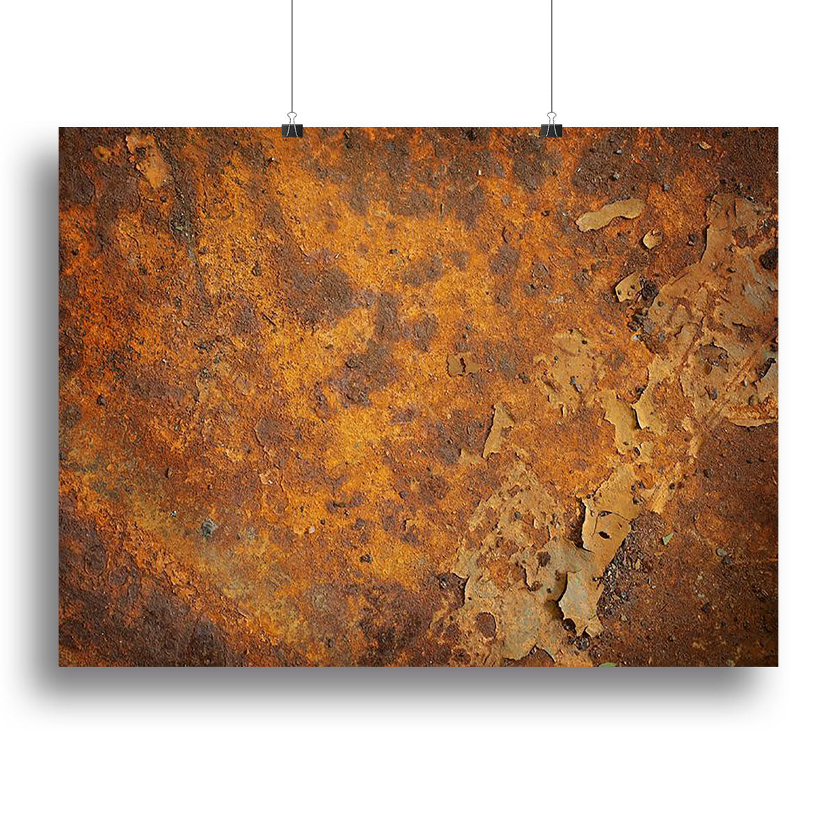 Orange rust grunge abstract Canvas Print or Poster - Canvas Art Rocks - 2