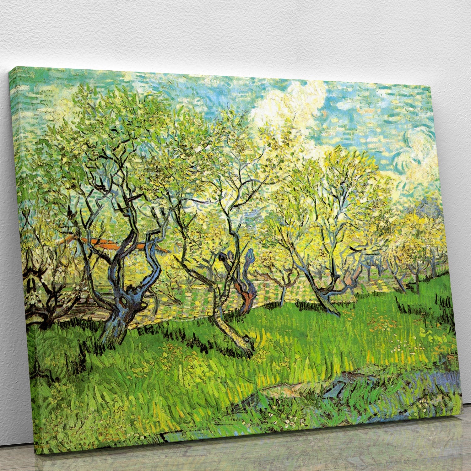 Orchard in Blossom 2 by Van Gogh Canvas Print or Poster - Canvas Art Rocks - 1