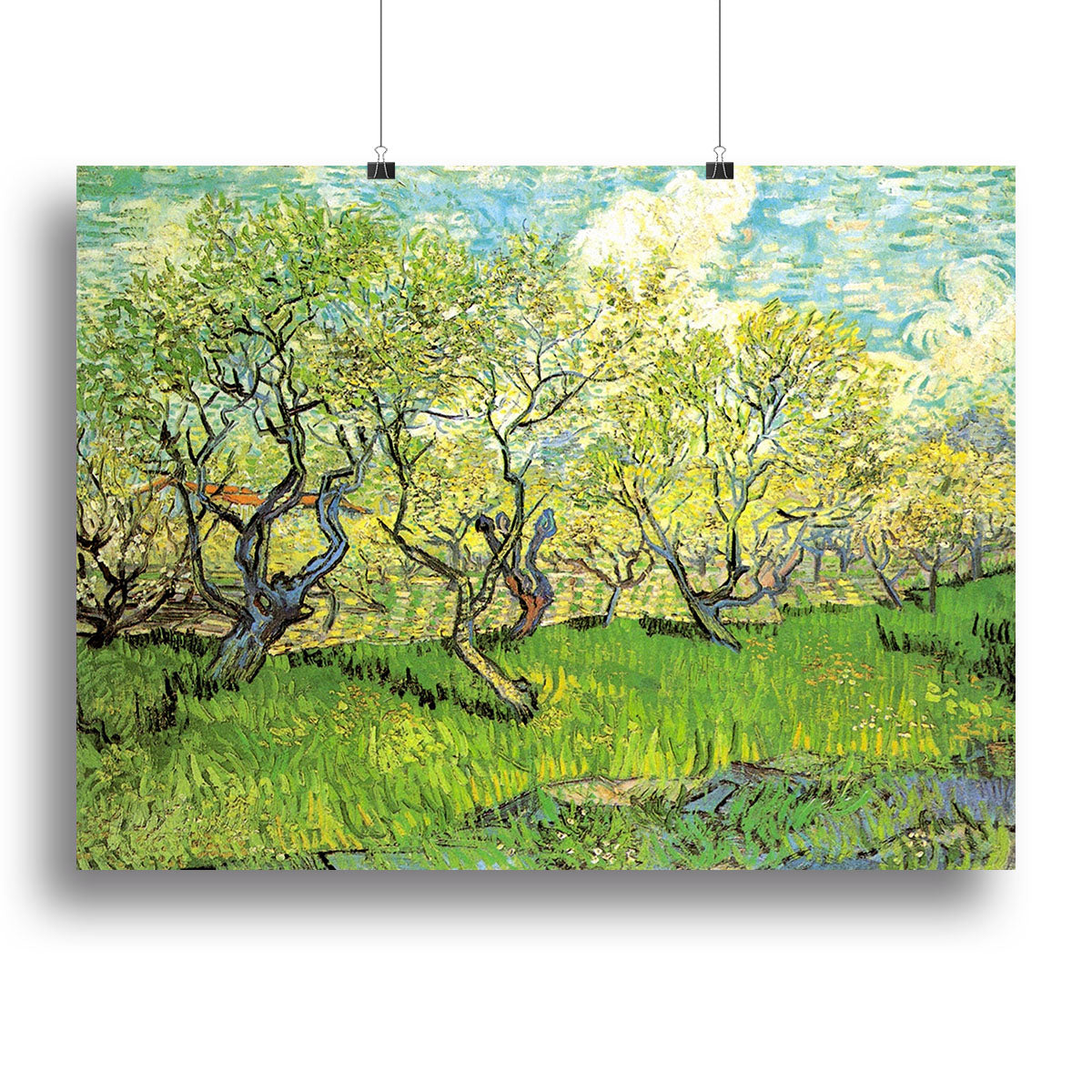 Orchard in Blossom 2 by Van Gogh Canvas Print or Poster - Canvas Art Rocks - 2
