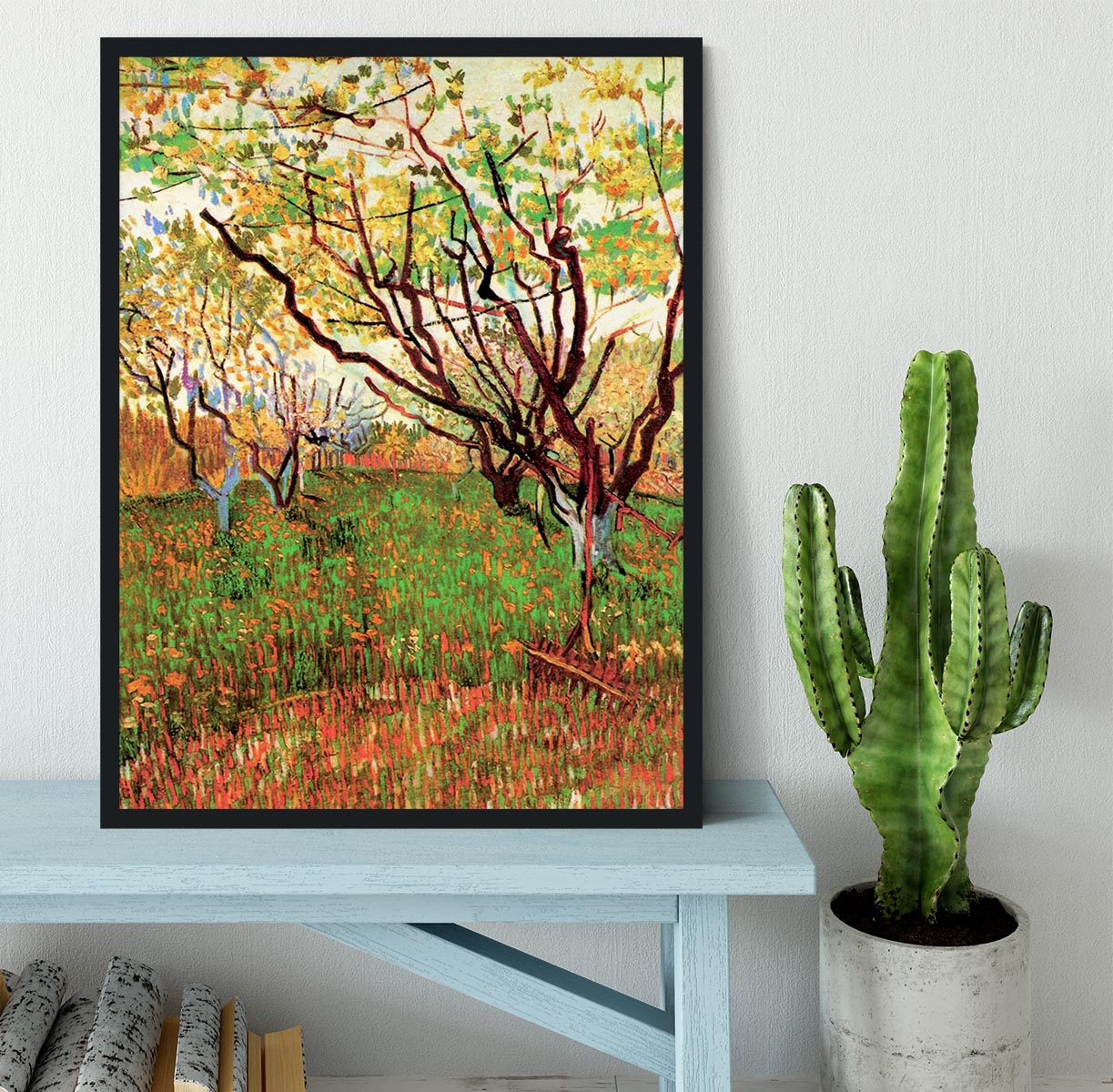 Orchard in Blossom by Van Gogh Framed Print - Canvas Art Rocks - 2