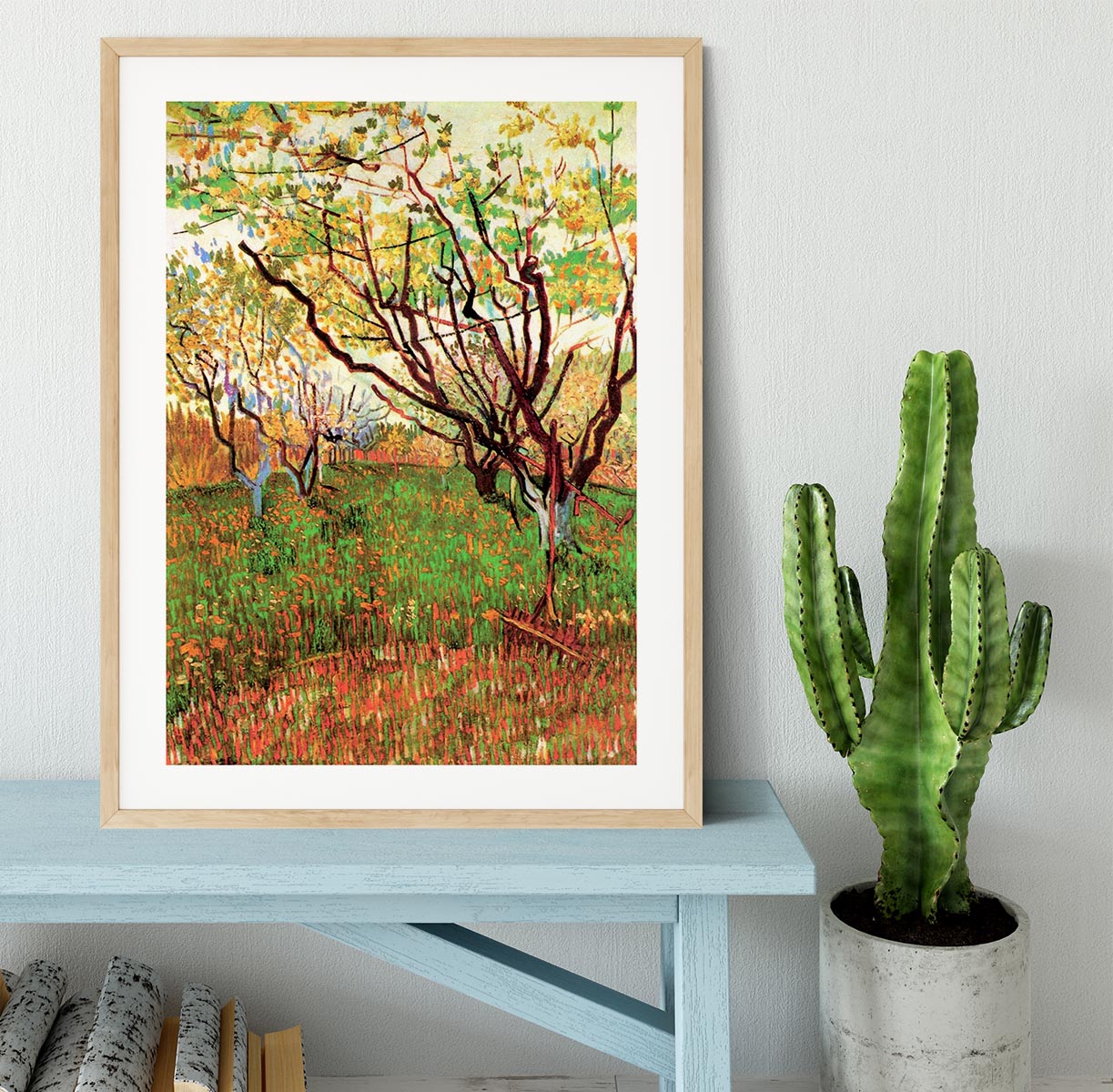 Orchard in Blossom by Van Gogh Framed Print - Canvas Art Rocks - 3