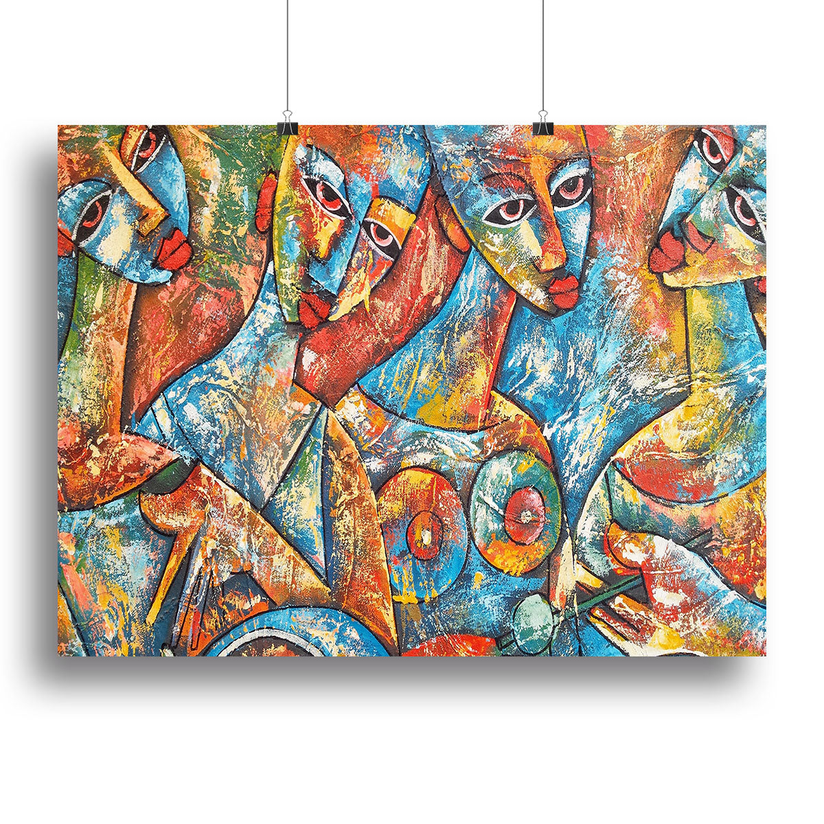 Painted Women Canvas Print or Poster - Canvas Art Rocks - 2