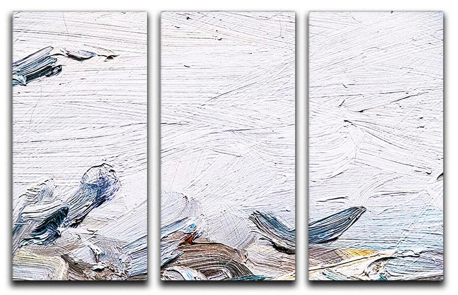 Painted canvas texture 3 Split Panel Canvas Print - Canvas Art Rocks - 1