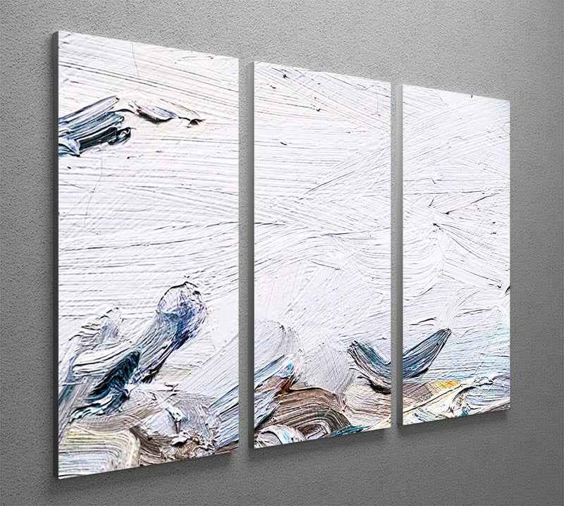 Painted canvas texture 3 Split Panel Canvas Print - Canvas Art Rocks - 2