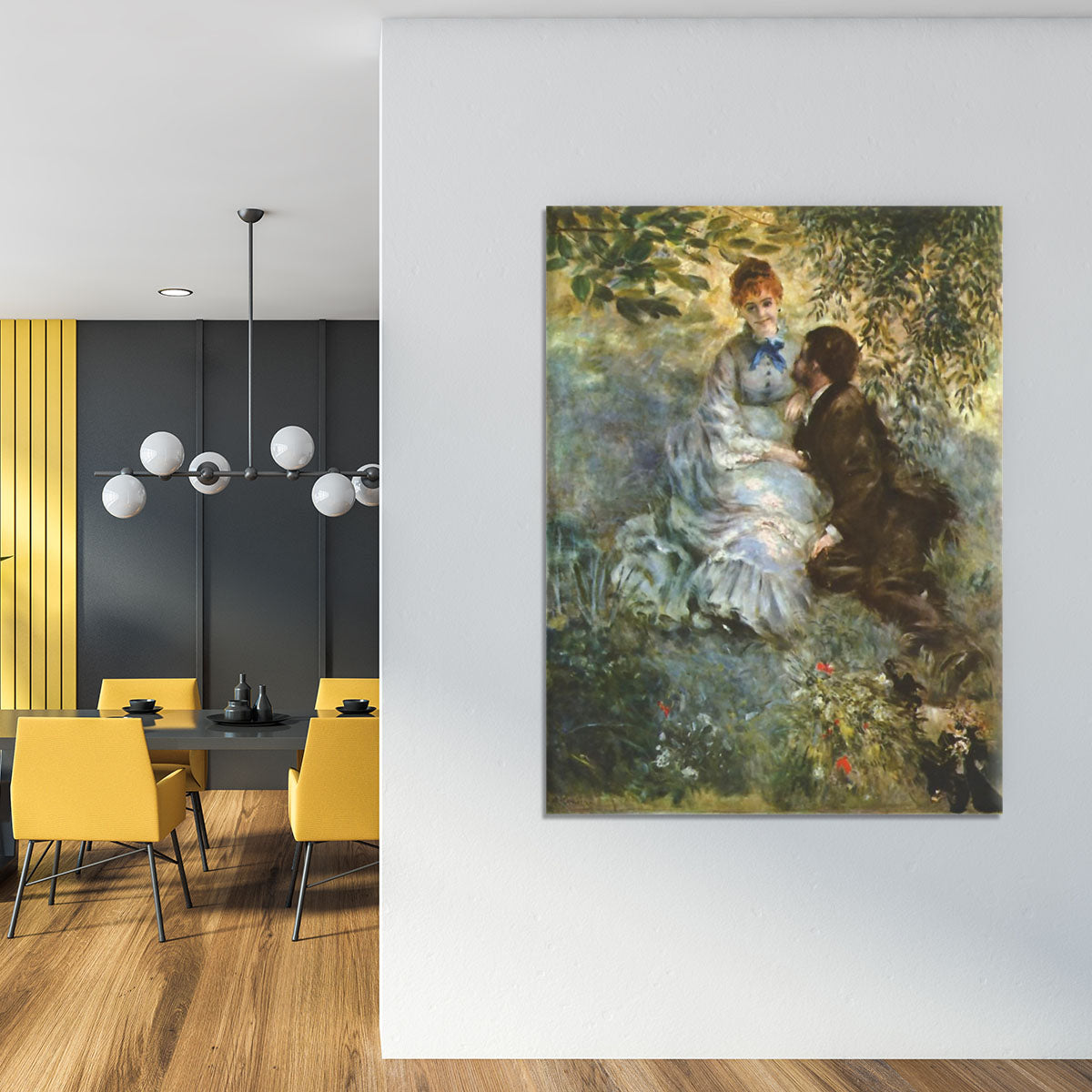 Pair of Lovers by Renoir Canvas Print or Poster - Canvas Art Rocks - 4