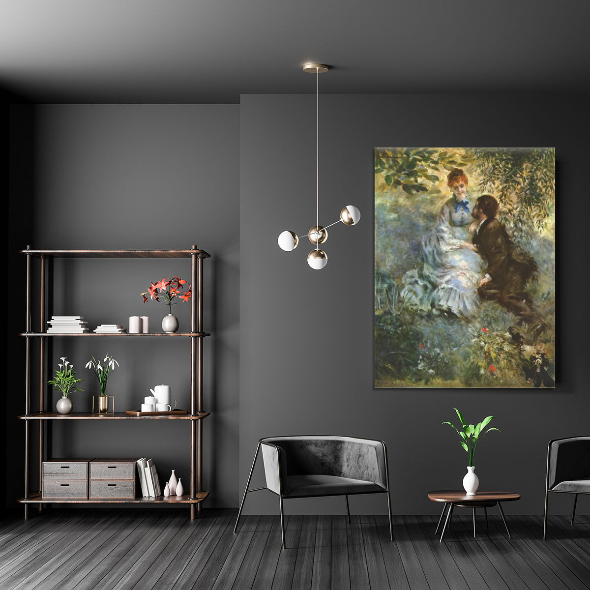 Pair of Lovers by Renoir Canvas Print or Poster - Canvas Art Rocks - 5