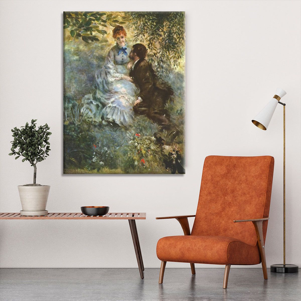Pair of Lovers by Renoir Canvas Print or Poster - Canvas Art Rocks - 6