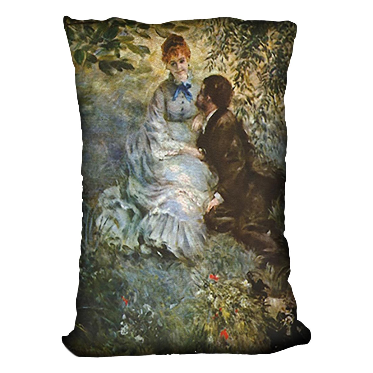 Pair of Lovers by Renoir Cushion