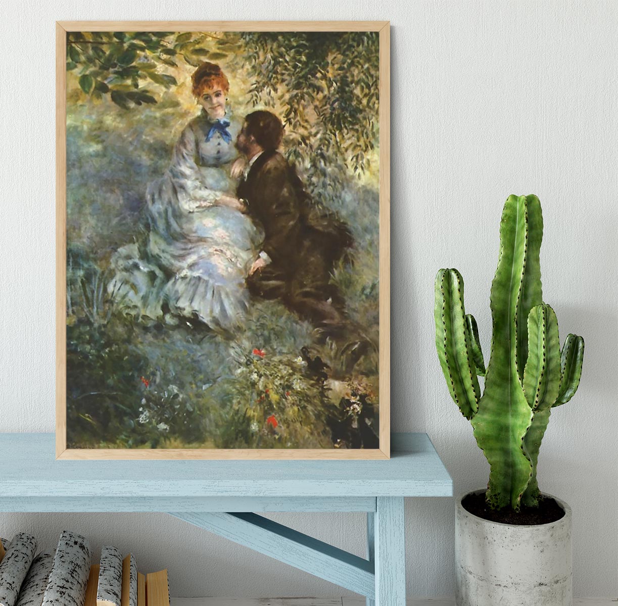 Pair of Lovers by Renoir Framed Print - Canvas Art Rocks - 4