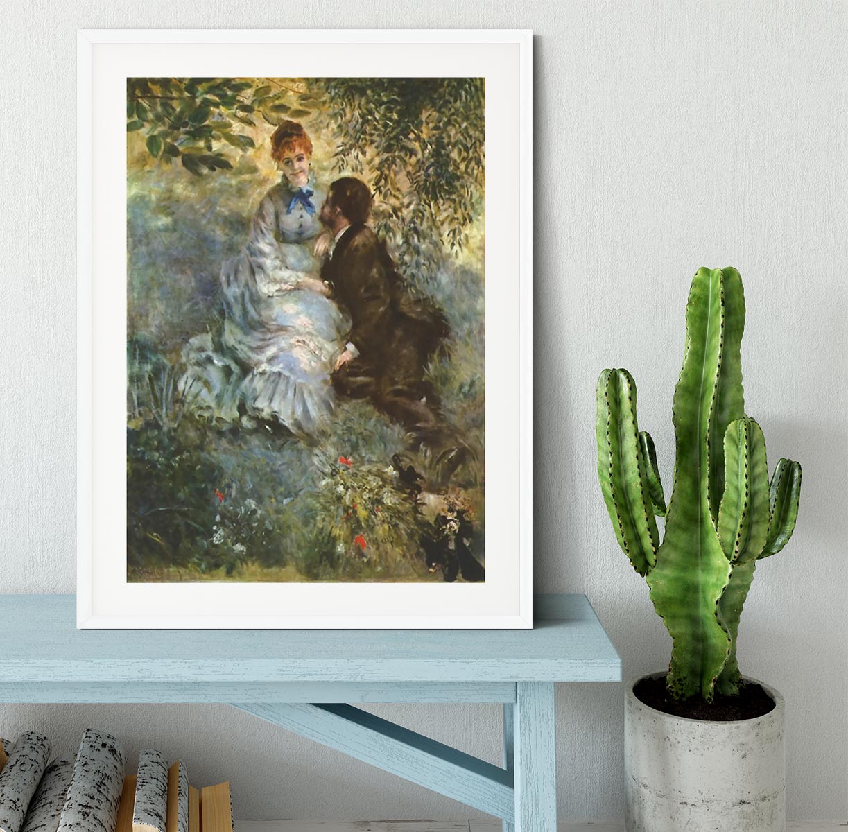Pair of Lovers by Renoir Framed Print - Canvas Art Rocks - 5