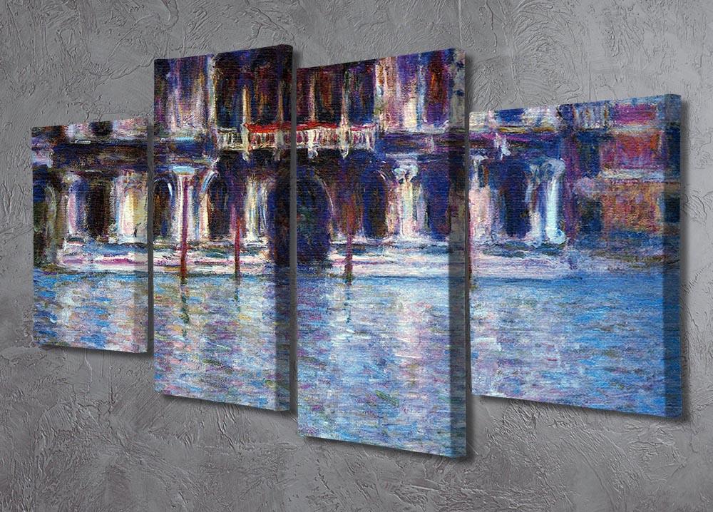 Palazzo 2 by Monet 4 Split Panel Canvas - Canvas Art Rocks - 2