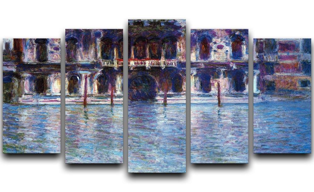 Palazzo 2 by Monet 5 Split Panel Canvas  - Canvas Art Rocks - 1
