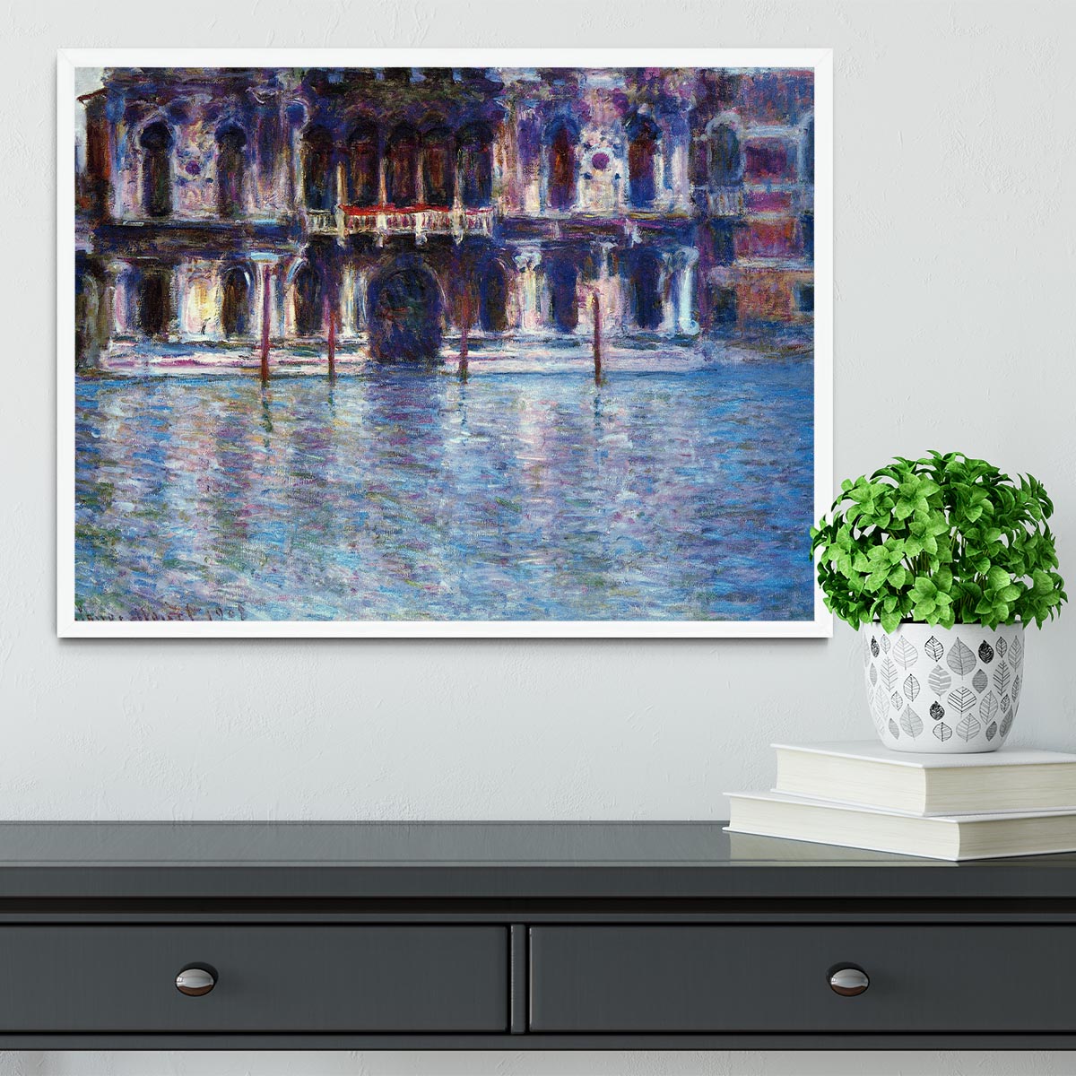Palazzo 2 by Monet Framed Print - Canvas Art Rocks -6
