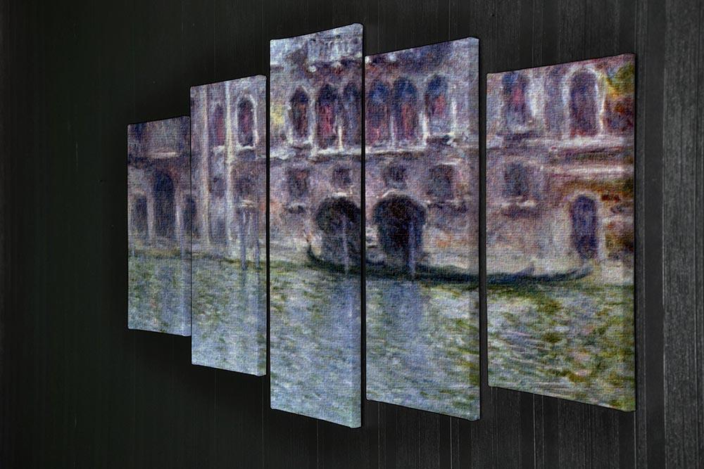 Palazzo da Mula Venice by Monet 5 Split Panel Canvas - Canvas Art Rocks - 2