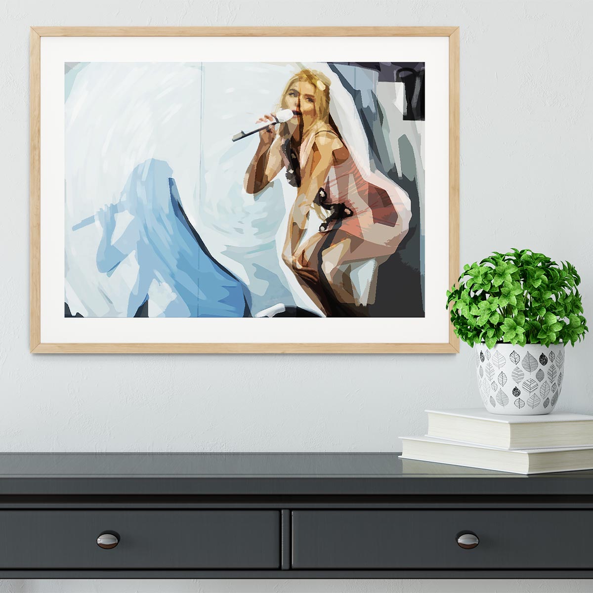 Paloma Faith Pop Art Framed Print - Canvas Art Rocks - 3