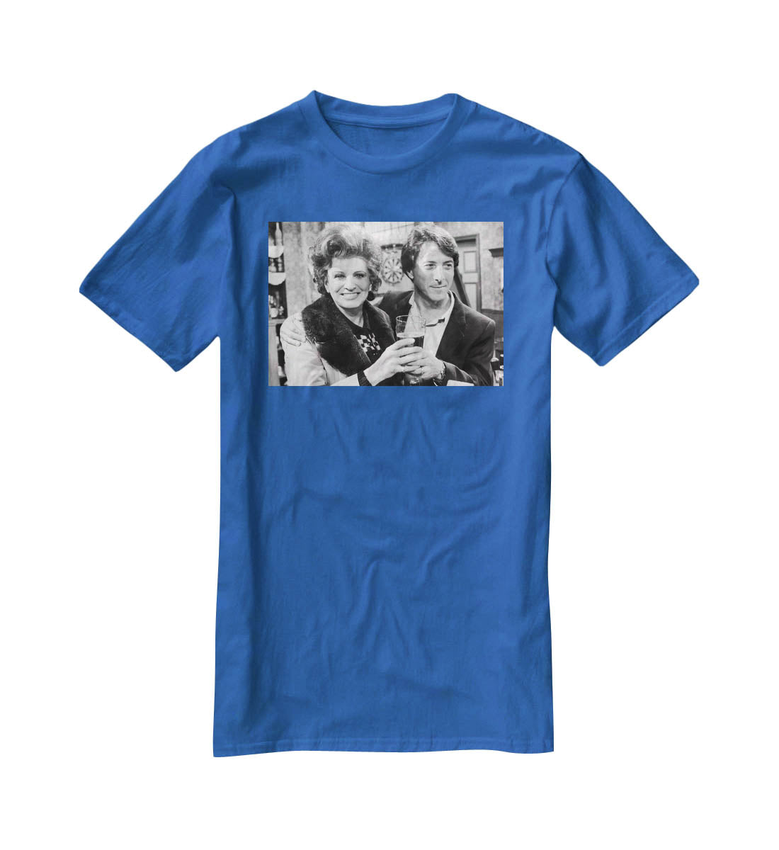 Pat Phoenix and Dustin Hoffman Rovers Return T-Shirt - Canvas Art Rocks - 2