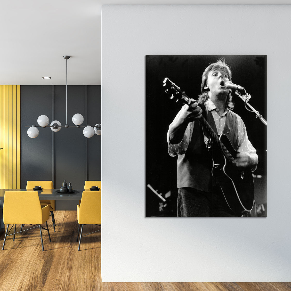 Paul McCartney on stage in 1989 Canvas Print or Poster - Canvas Art Rocks - 4