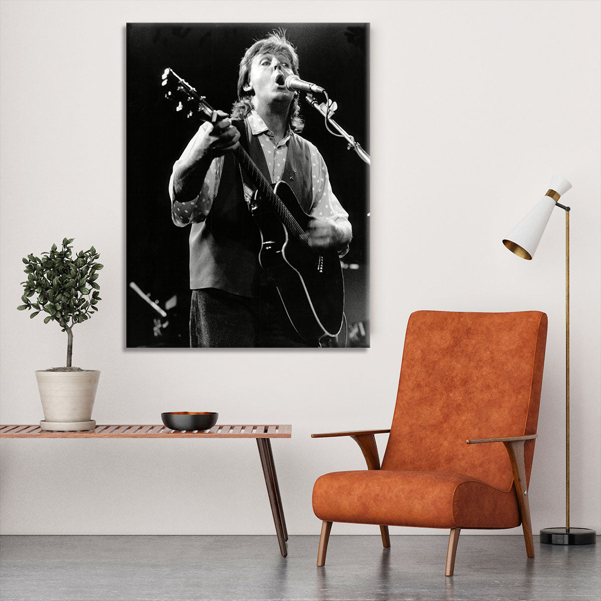Paul McCartney on stage in 1989 Canvas Print or Poster - Canvas Art Rocks - 6