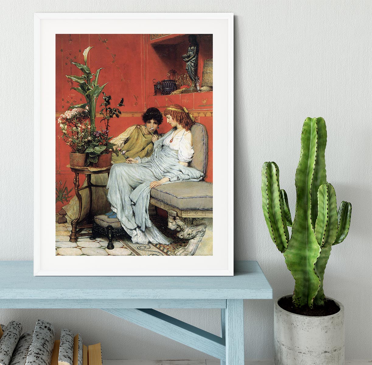 Penetralia by Alma Tadema Framed Print - Canvas Art Rocks - 5