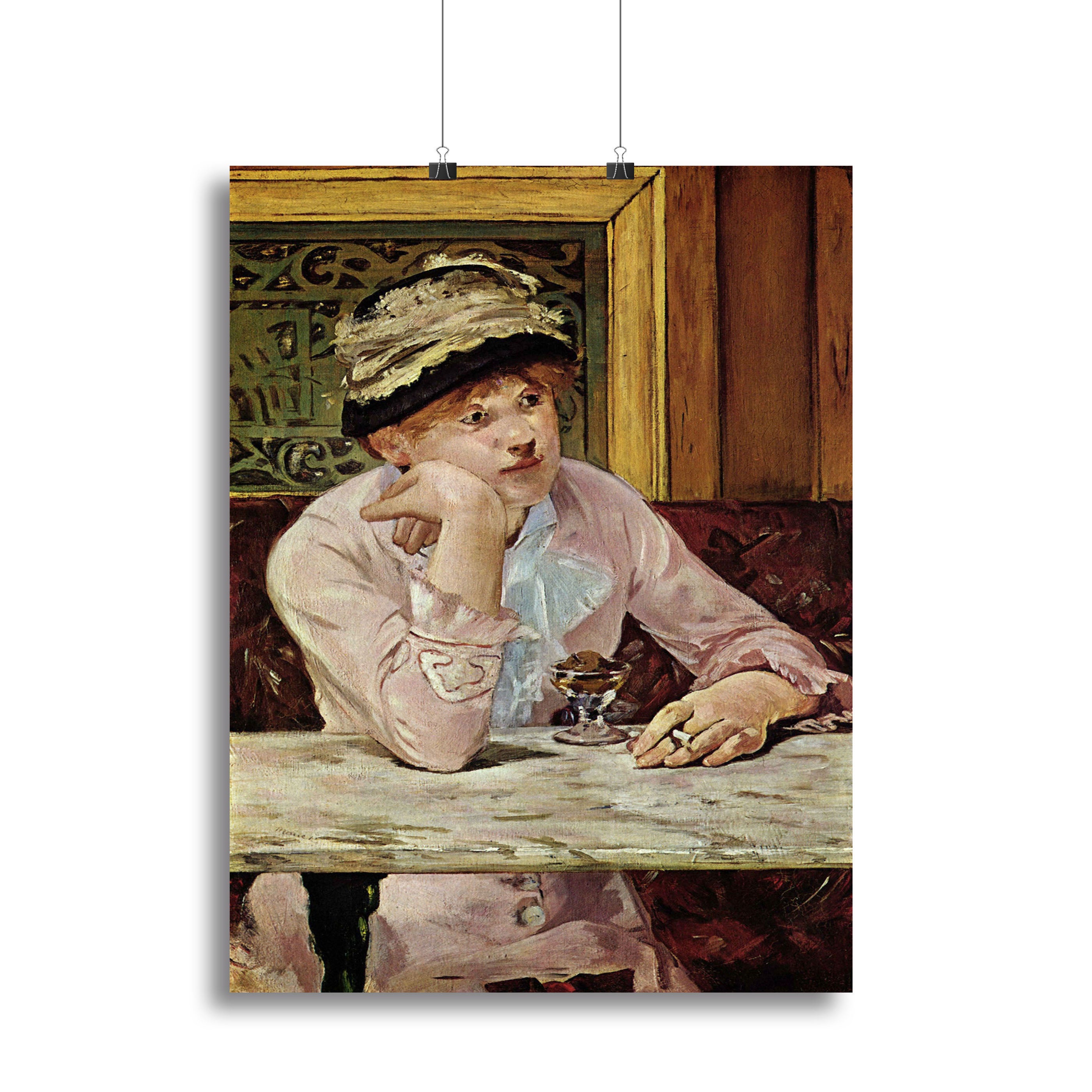 Pflaume by Manet Canvas Print or Poster - Canvas Art Rocks - 2