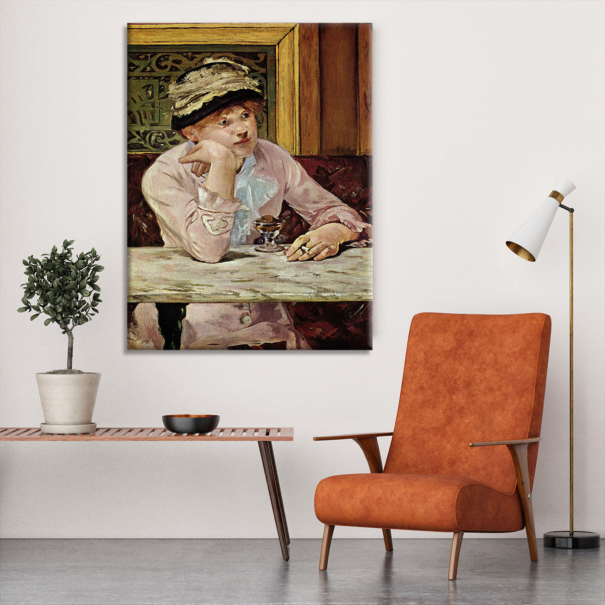 Pflaume by Manet Canvas Print or Poster - Canvas Art Rocks - 6