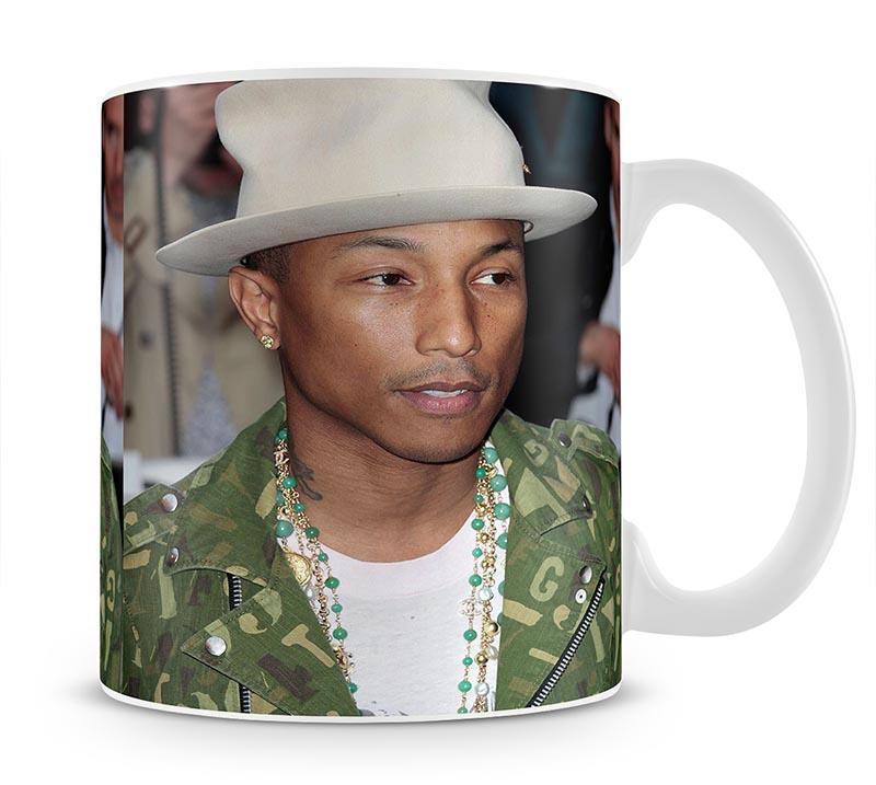 Pharrell Williams in a hat Mug - Canvas Art Rocks - 1