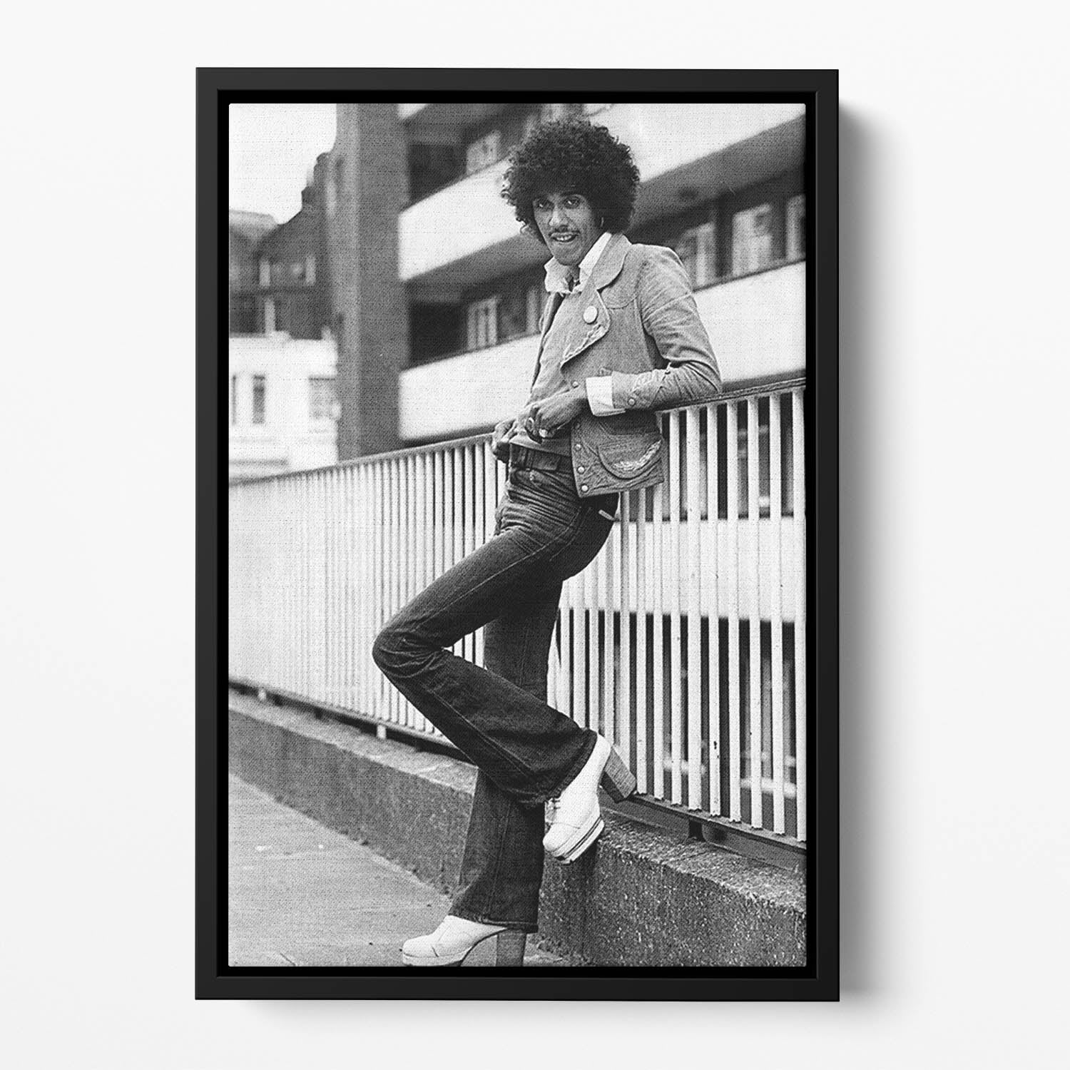 Phil Lynott Floating Framed Canvas