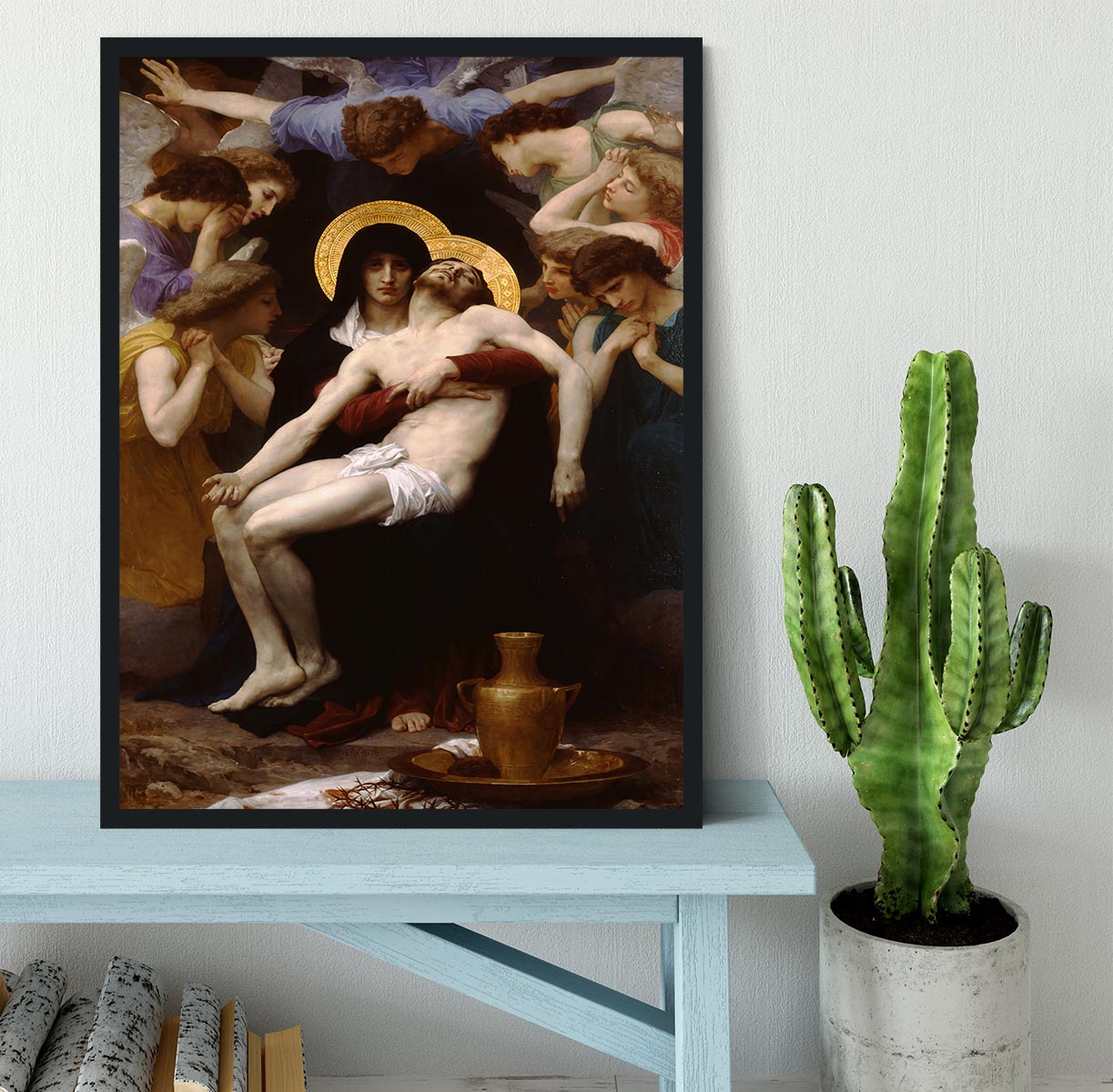 Pieta By Bouguereau Framed Print - Canvas Art Rocks - 2