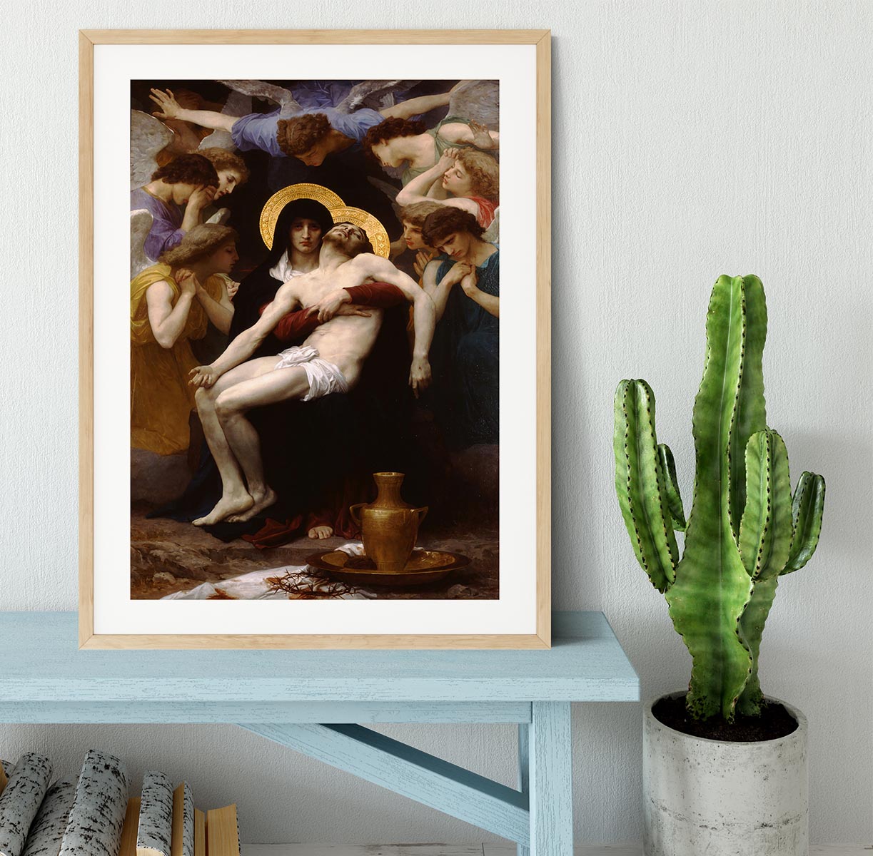 Pieta By Bouguereau Framed Print - Canvas Art Rocks - 3