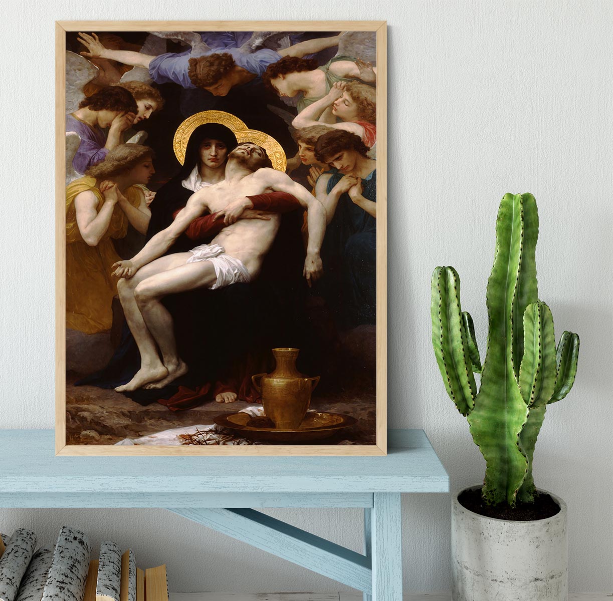 Pieta By Bouguereau Framed Print - Canvas Art Rocks - 4