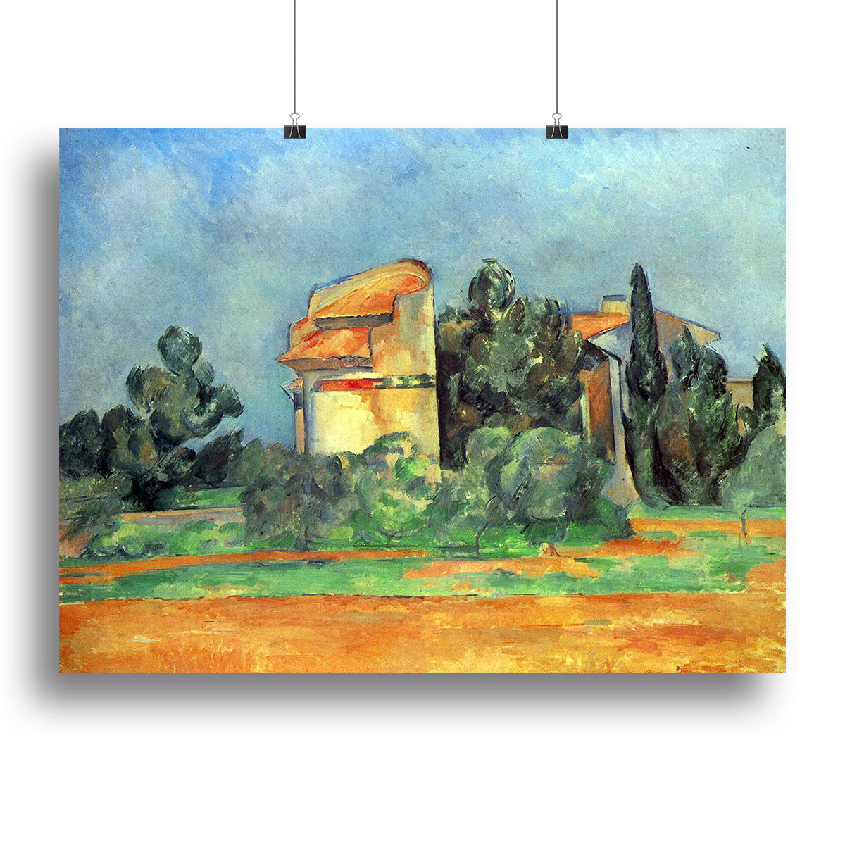Pigeonry in Bellvue by Cezanne Canvas Print or Poster - Canvas Art Rocks - 2