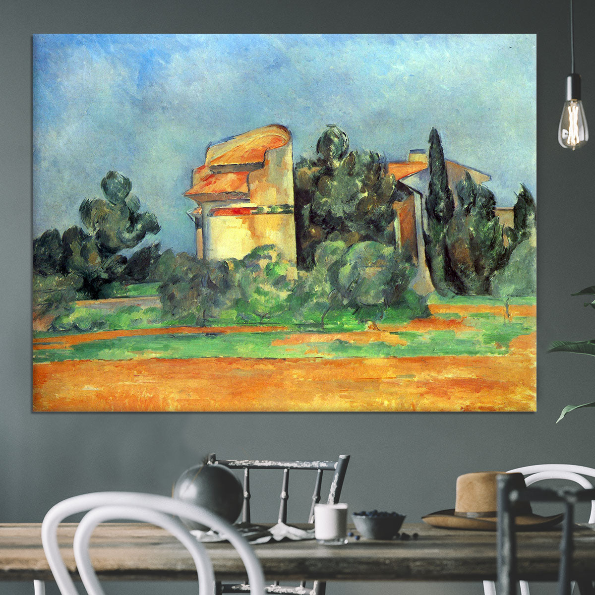 Pigeonry in Bellvue by Cezanne Canvas Print or Poster - Canvas Art Rocks - 3