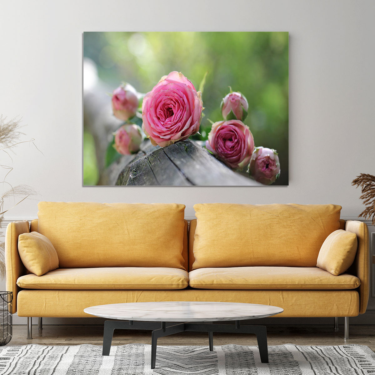 Pink Rose Canvas Print or Poster - Canvas Art Rocks - 4